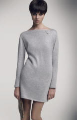 Dorothy Perkins - Silver lurex mini dress �25 / �40. Leopard print envelope bag �8 / �12.